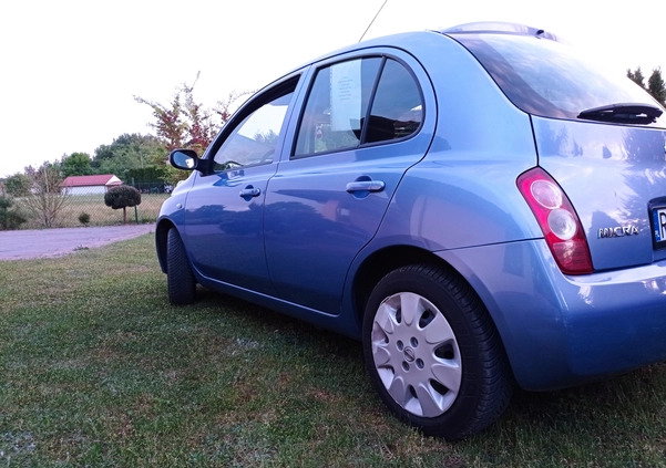 Nissan Micra cena 9500 przebieg: 136920, rok produkcji 2004 z Tarnobrzeg małe 137